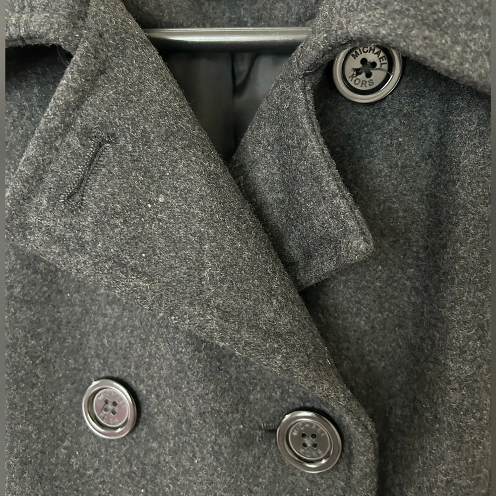 Michael Kors Classy Timeless Chic Blended Wool Coat, Outerwear